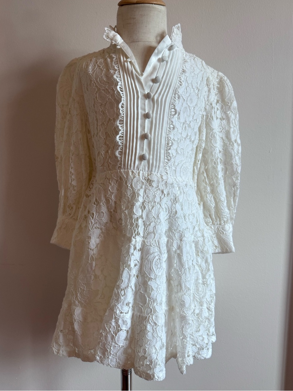 Bardot Junior Ivory Lace Girls' Formal Dress